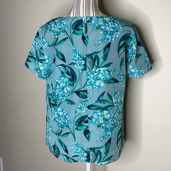 J. Crew blouse lightweight camp top blouse M - Picture 2 of 12